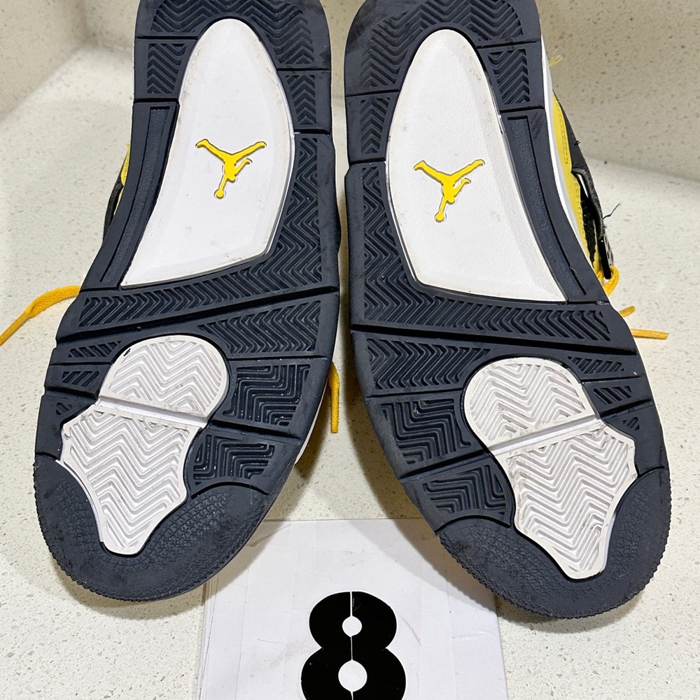 Jordan 4 Retro GS “Lightning Yellow” 2021 - Picture 4 of 4